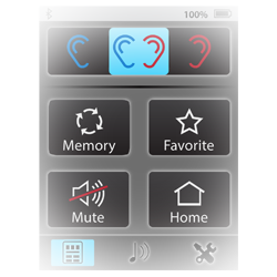Bluetooth Wireless Hearing Aid Remote